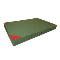 체조매트 낙법 높이뛰기 안전 쿠션 학교 체육, 2단 10cm 100x200 캔버스 50밀도
