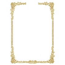 세우세 고급 상장용지 금박테두리 모음 21 x 29.7cm A4 size, 금박테두리_no4번, 10매