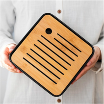 노닉네임 기본 대나무 차판, 블랙, 1개