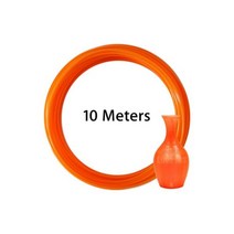 3D 프린터 펜 재료 LeoPlas 1.75mm 10 및 20 미터 유연한 소프트 TPU 필라멘트 샘플 소모품 인쇄 용품 고무 소재, [13] Orange 10m 30g