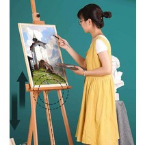 전문가용 50호 100호 이젤 미술 학원 그림 화방 공방