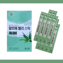 유기농 식용 먹는 알로에 젤리 사포나리아 다당체 알로에스틱 면역젤리 알로에베라겔, 1개