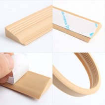 안전 도어 문 턱받침 2매입 휠체어 보행기 아파트 사무실 문턱 접착식 경사대