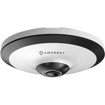 Amcrest Fisheye POE 카메라 360° 파노라마 5메가픽셀 POE IP 카메라 어안 보안 실내 카메라 10.1m(33피트) 나이트비전 IVS 기능 및 Micr