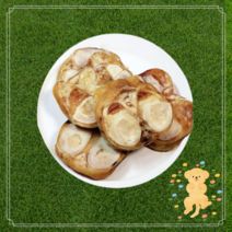 강아지 족발 뼈 우족 천연 수제 간식 애견 대형견 치석제거 도움 슬라이스 150g