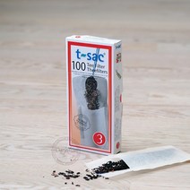 다질리언 티색 T-SAC 3호 100매 차거름망 공티백 필터