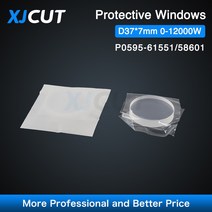 XJCUT Raytools Precitec WSX 보호 윈도우 파이버 레이저 광학 미러 커버 슬라이드 P0595-61551 0-12000W, 한개옵션0