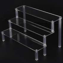 디피용 소품 제품 조립식 3단 아크릴 진열대 계단식