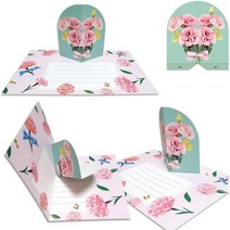 5월 가정의달 카네이션 입체 감사 꽃카드 만들기 10개 부모님 학원 오픈수업 공작