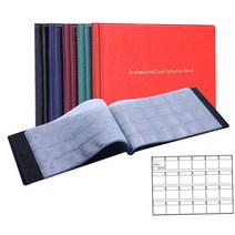 방수 동전앨범 240p 동전 수집책 수집케이스 대용량, 검정색