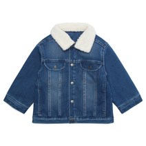 [블루독베이비8] FW23 데님퍼카라패딩점퍼 HJ 43A1411303 (BLUEDOG BABY 유아 출산 백일 선물 도트 강아지