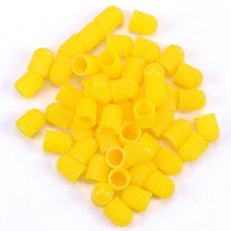 차량 수리 밸브 타이어 스템 에어 캡 방진 자동차 볼트 인 트럭 자전거 휠 20 개, 06 YELLOW, 06 YELLOW
