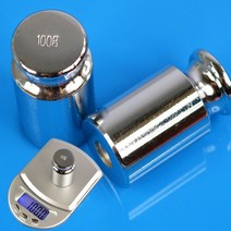 공업용 저울 무게 스케일 그램 크롬 캘리브레이션 10g 100g 도금 실버, [01] 100g, 01 100g