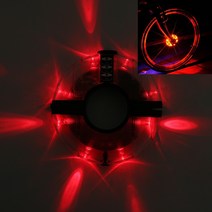 UFO LED 자전거 휠라이트 레드 자전거후미등 자전거전조등 자전거LED 자전거휠라이트 문라이트전조든 자전거바퀴
