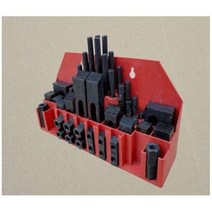 밀링 머신 클램핑 세트 58 피스 밀 클램프 키트 바이스 M12 범용 고정구 세트 압력판