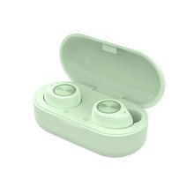 연예인 무선 헬스 이어폰TWS-TW60 스포츠 이어 버드 블루투스 마카롱 무선 아이폰 11 프로 맥스 헤드셋, 05 Green