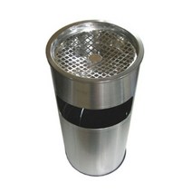 셀럽하우스 재털이 휴지통 스텐 재떨이 쓰레기통 중 24cm, 상세페이지 참조