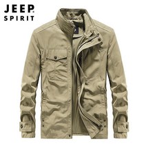 JEEP SPIRIT 지프 남성용 봄 가을 루즈핏 카고 재킷 JK0441258