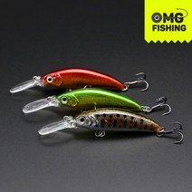 오마이갓피싱 러쉬미노우 50S 싱킹타입 8가지컬러 쏘가리 송어 배스 미노우 루어낚시, RUSH50 - 8