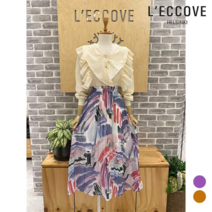 [레코브] 아트플리츠스커트 LS31A3SK508X