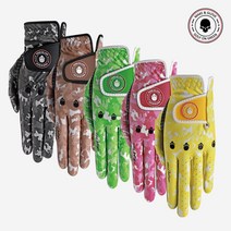 메이크앤글러브 카모 컬러 핏 골프장갑 왼손착용 남녀공용, 핑크