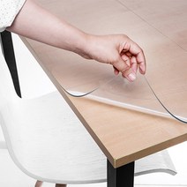 에이원 프리미엄 유리 PVC 투명 고무 비닐 매트, x 세로120cm