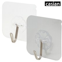 포스아트 매직후크 1P CN 벽걸이 흡착 다용도 접착식 걸이 후크, 색상랜덤, 1개