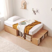 히트가구 에타홈 히트가구 C3761 무헤드 오픈 대용량 수납침대 S 3colors(착불)