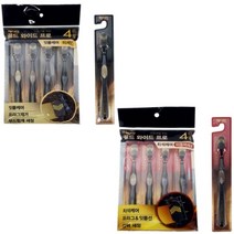 닐스샵_ 비치용치솔 기능성칫솔 고급칫솔 단단한모칫솔 치과칫솔 치석제거칫솔 _neills, 닐스샵_ 광폭 브러쉬 와이드 미세모 이중미세모 칫솔 4, 닐스샵_ 이중미세모-4입