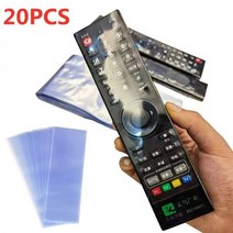 투명 수축 필름 가방 방진 보호 케이스 커버 20 개 TV 에어컨 원격 제어 플라스틱 시트, 10PCS 6X25CM