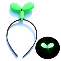 불빛새싹머리띠/LED머리띠/헤어밴드/파티/생일/LED