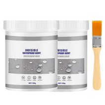 투명 방수 접착제 누수 방수 본드 방수스프레이 우레탄 방수본드 300g, 300g*2