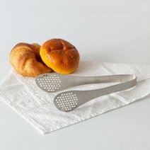 쿡차미 페어 심플 빵 집게 무광, 1개