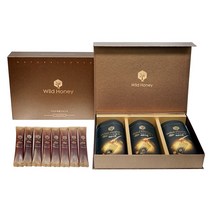 와일드허니 스틱 꿀 선물세트 자연산 목청꿀, 1개, 12g×24개입