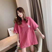 화이트 반소매 티셔츠 순면 봄가을 맨투맨 티셔츠 반팔 크루넥 남녀공용 크롭