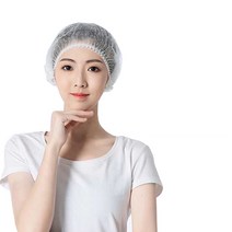 한수위 일회용 헤어캡 500매 세트 부직포 라운드 주름 다용도 1회용 모자, 5개