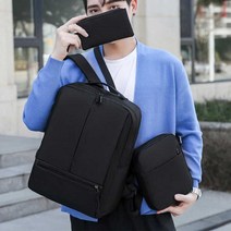 (다드몰) 남성 데일리 백팩 미디백 파우치 스마트 기기 충전백 (a587ea1174)