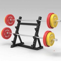 역기 거치대 파워랙 걸이 받침대 역도 정리함 보관, 블랙 단면 4층(78x50x100CM)