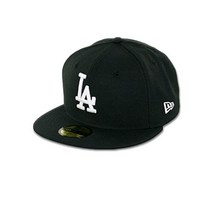 뉴에라 mlb모자 LA다저스 New Era 11591149: Los Angeles Dodgers Basic Black/White 59FIFTY Fitted Cap (7 3/8)