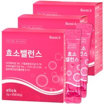 본트비 효소 밸런스 석류맛, 3박스, 2g