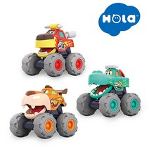 홀라 몬스터트럭 3종세트(황소 악어 표범)