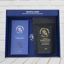 커피엔루왁 루왁 커피, 더치원액 250ml2p +원두200g
