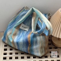 복고풍 모직 대용량 다목적 원 숄더 핸드 토트 쇼핑백