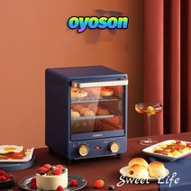 oyoson 스탠드형 가정용 베이커리 전기오븐 미니 전자동 멀티베이킹, 12l