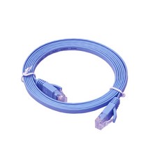 RJ45 네트워크 콘넥터 CAT6 플랫 이더넷 케이블_1M, 단품, 단품