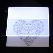 화이트보드 LED 전자 화이트 보드 A4 라이트 패드 그리기 태블릿 트레이싱 스케치북 수채화 아크릴 페인트 그림에 대한 빈 캔버스