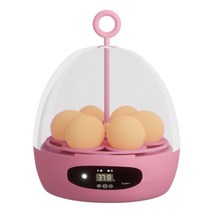 Automatic Egg Incubator Auto-Turning Efficient Hatching Machine Turner Incubators for Eggs, [02] Pink
