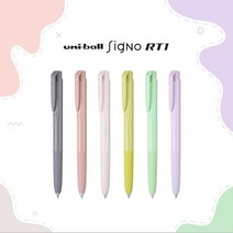 유니 시그노 노크식 한정판 볼펜 UMN-155NC-38 RT1, 민트그린(검정심)