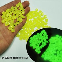 물멍 큐브 어항 하단섬프어항 자동청소어항300/400/500Pcs 조약돌 빛나는 돌 블랙 장식 야외 수족관 정원, 13 Bright Yellow_01 300Pcs, 13 Bright Yellow_01 300Pcs