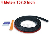 자동차리프트 자동차자키 차량간이리프트 SEAMETAL 고무 자동차 창 씰 스트립 V 모양 자동 사이드 윈도우 리프트 필러 씰링 실란트 보호 방음, 4미터